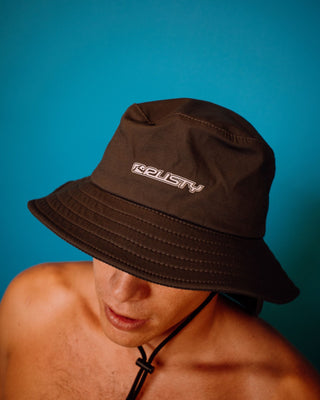 Mens Carbon Bucket Hat in Coal