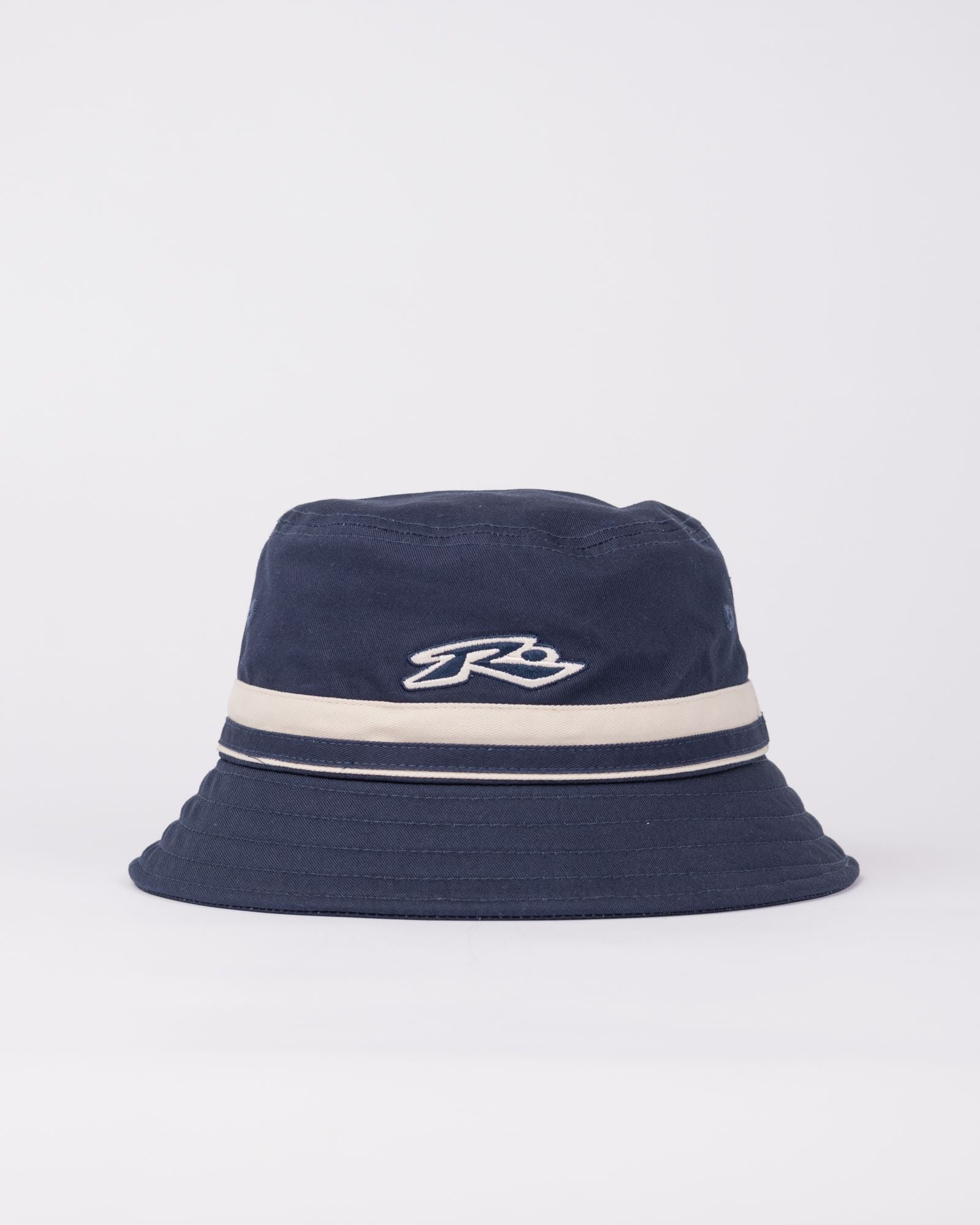 Bucket Hat M And S Mens Caps Rusty Mens White Lines Bucket Hat