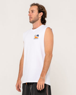 Man wearing Phenom Muscle in White 4