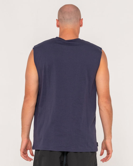 man-wearing-flip-daddy-muscle-in-navy-blue