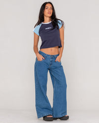 Wendy Wide Low Rise Jean