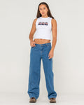 Risque Low Rise Super Baggy Jean