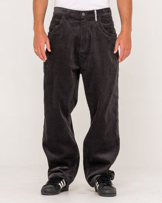 Man wearing Flip Daddy Cord Pant in Coal