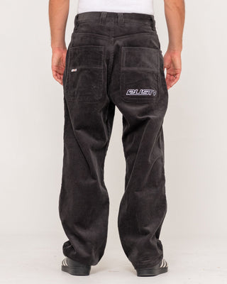 Man wearing Flip Daddy Cord Pant in Coal
