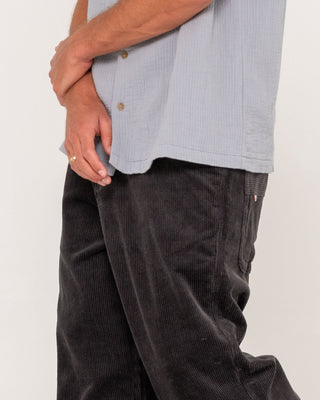 Man wearing Flip Daddy Cord Pant in Coal