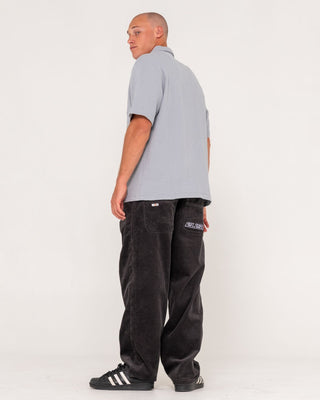 Man wearing Flip Daddy Cord Pant in Coal