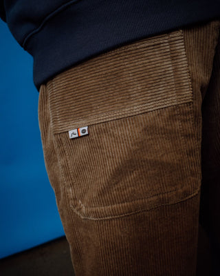 Man wearing Flip Daddy Cord Pant in Khaki