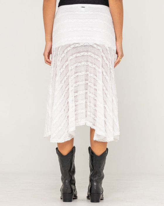 woman-wearing-athens-low-rise-lace-maxi-skirt-in-white
