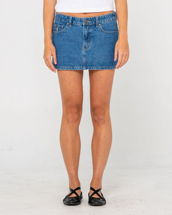 woman-wearing-risque-low-rise-denim-micro-skirt-in-middy-blue