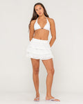 Ra Ra Rusty Ruffle Mini Skirt