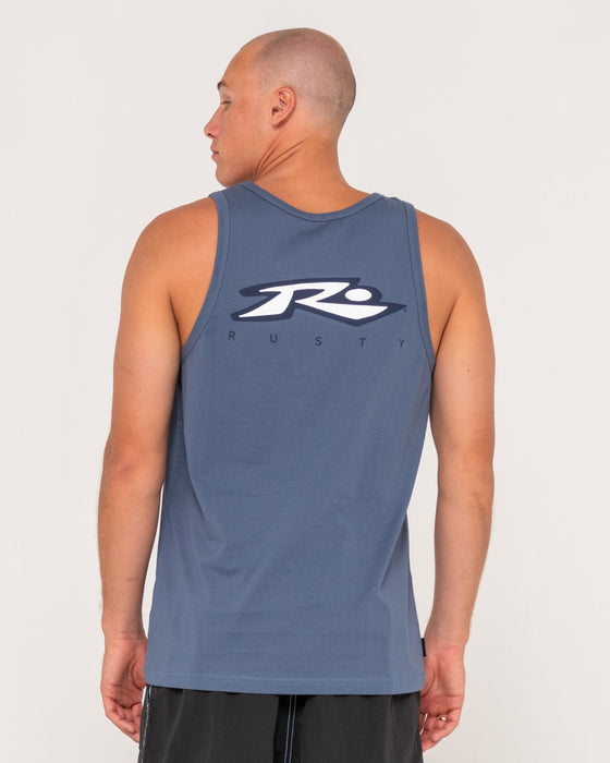 man-wearing-registered-tank-in-china-blue