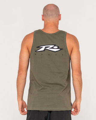 Man wearing Registered Tank in Savanna