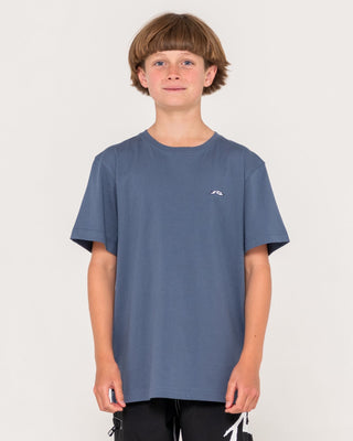 Boy wearing Registered Short Sleeve Tee Boys in China Blue