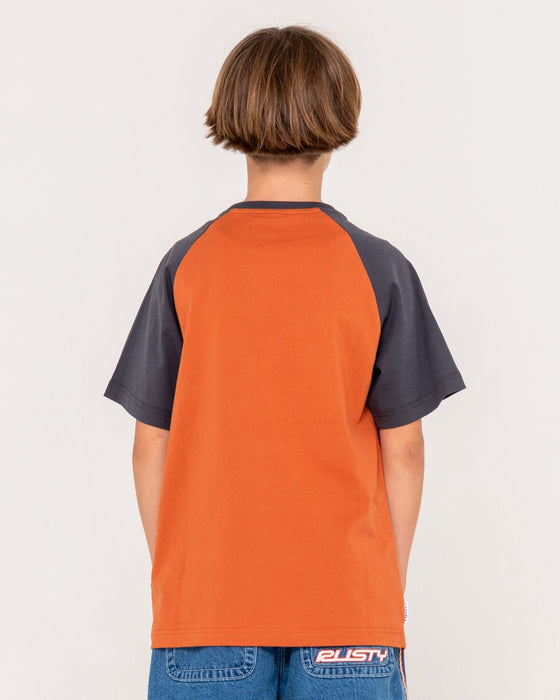 boy-wearing-wagwan-raglan-short-sleeve-tee-boys-in-burnt-orange
