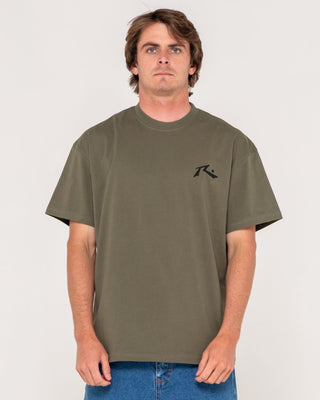 Man wearing Competition Short Sleeve Tee in Savanna