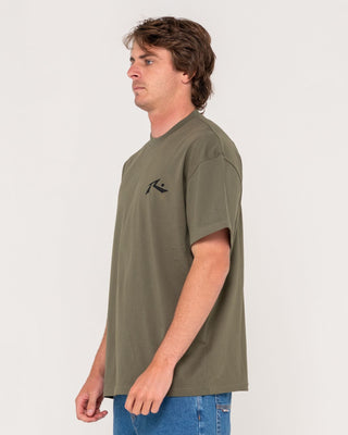 Man wearing Competition Short Sleeve Tee in Savanna