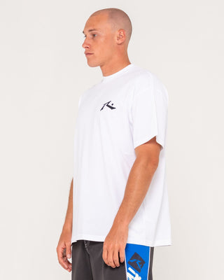 Man wearing Competition Short Sleeve Tee in White