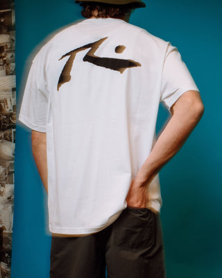 Man wearing Competition Short Sleeve Tee in White