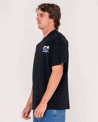 Man wearing Phenom Short Sleeve Tee in Black 2