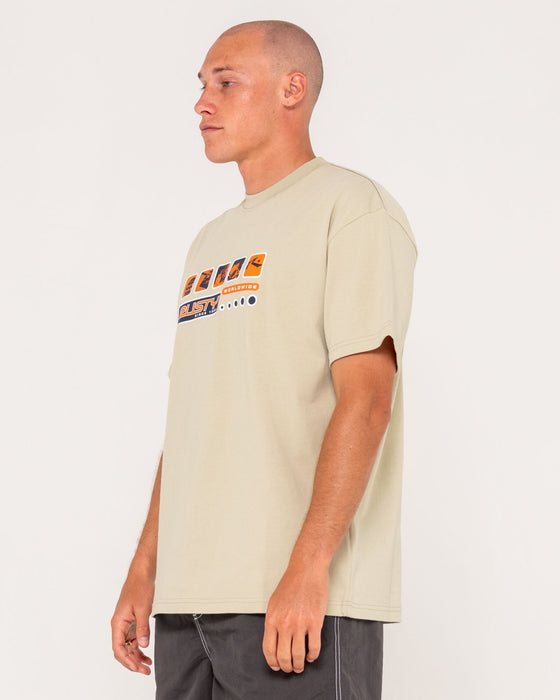 man-wearing-second-summer-short-sleeve-tee-in-abbey-stone