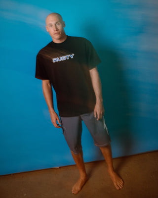 Man wearing You Know Short Sleeve Tee in Black