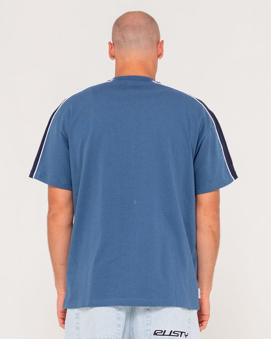 man-wearing-alonso-short-sleeve-tee-in-china-blue