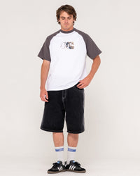 Rambo Raglan Camo Graphic Tee