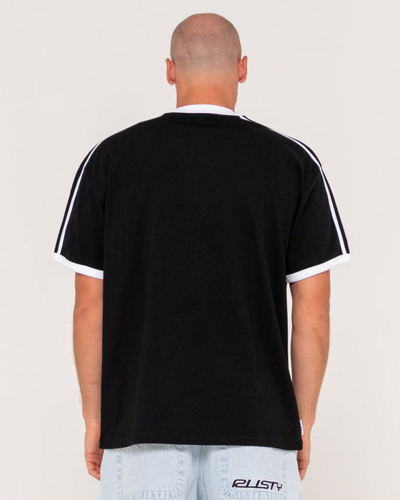 man-wearing-poppa-short-sleeve-tee-in-black