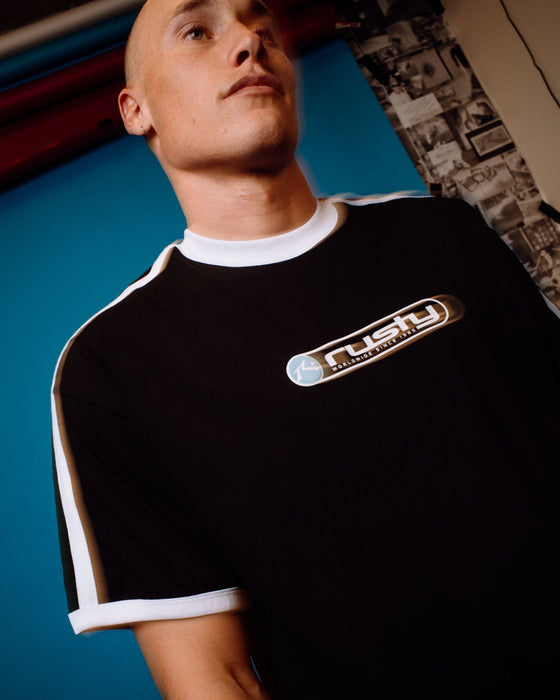 man-wearing-poppa-short-sleeve-tee-in-black