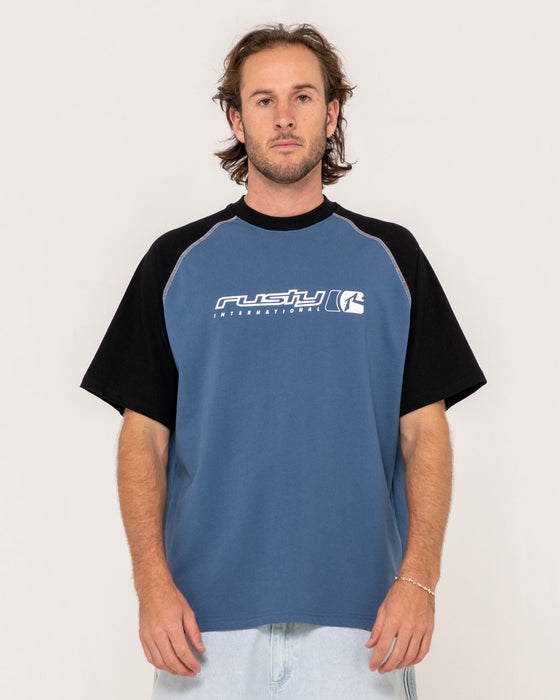 man-wearing-incognito-short-sleeve-tee-in-china-blue