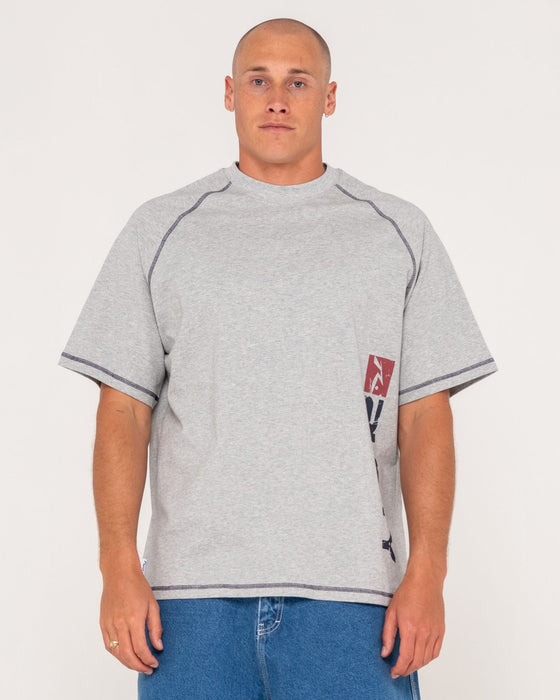 man-wearing-stone-cold-short-sleeve-tee-in-grey-marle
