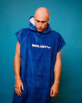 Mens Just Surfing Change Towel in Royal Blue