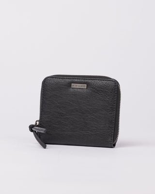 Womans Melrose Compact Wallet in Black