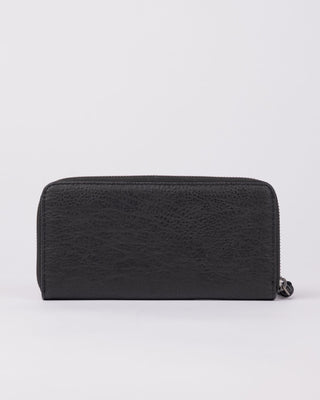 Womans Melrose Zip Around Wallet in Black