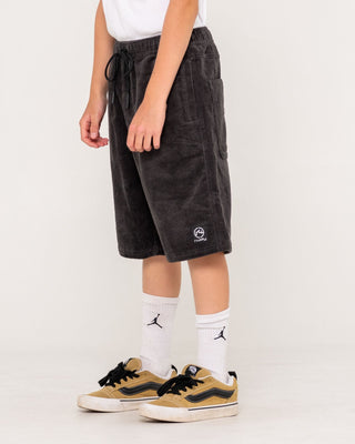 Boy wearing Wear Eva Elastic Cord Short Boys in Coal