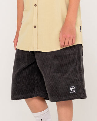 Boy wearing Wear Eva Elastic Cord Short Boys in Coal