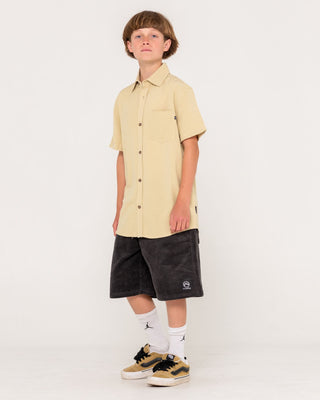 Boy wearing Wear Eva Elastic Cord Short Boys in Coal