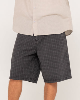 Man wearing Flip Rambo Jort in Black