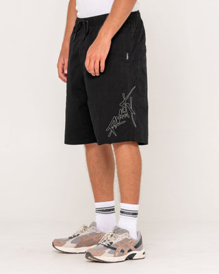 Man wearing Wear Eva DIY Elastic Short in Black