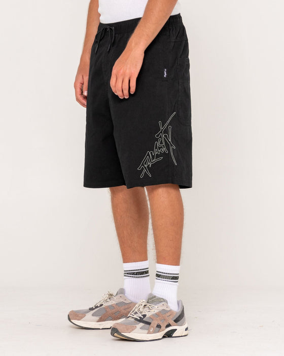 man-wearing-wear-eva-diy-elastic-short-in-black