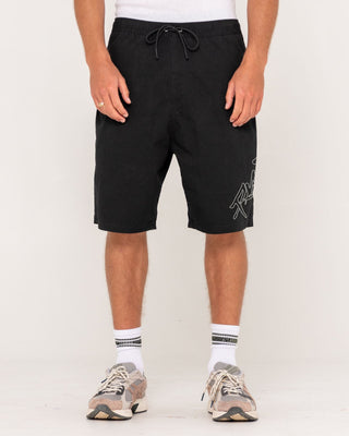 Man wearing Wear Eva DIY Elastic Short in Black