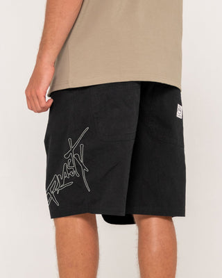 Man wearing Wear Eva DIY Elastic Short in Black