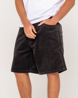 Man wearing Flip Daddy Cord Short in Coal