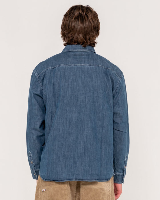 man-wearing-vallejo-denim-long-sleeve-shirt-in-indigo