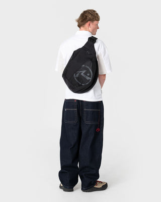 Mens Overturn Sling Bag in Black