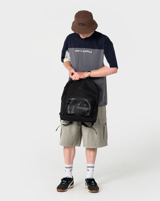 Mens Overturn Backpack in Black