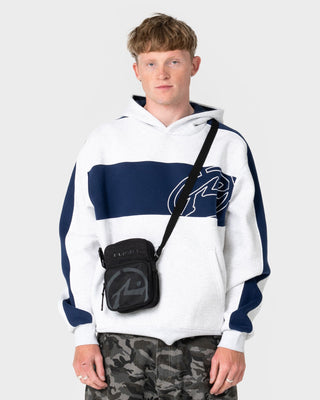 Mens Overturn Crossbody Bag in Black