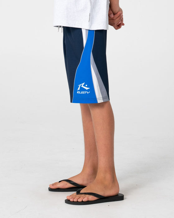 boy-wearing-plot-twist-fixed-waist-boardshort-boys-in-navy-blue