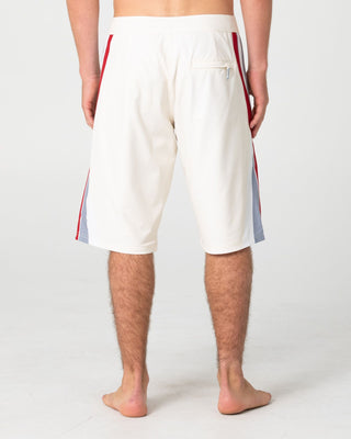 Man wearing Plot Twist Boardshort in Cream