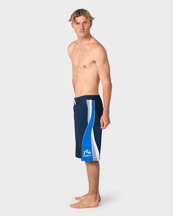 man-wearing-plot-twist-boardshort-in-navy-blue-1